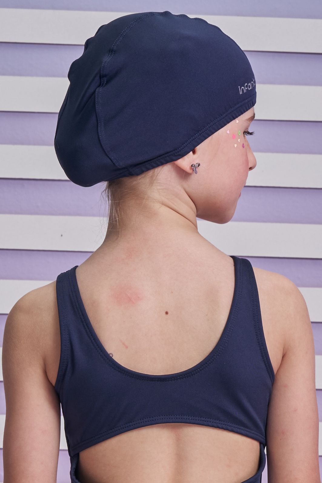 Touca de natação em malha UV dry com proteção UV 50+ 95245 Infanti Infantil Menina Touca de natação em malha UV dry com proteção UV 50+ 95245 Infanti Infantil Menina
