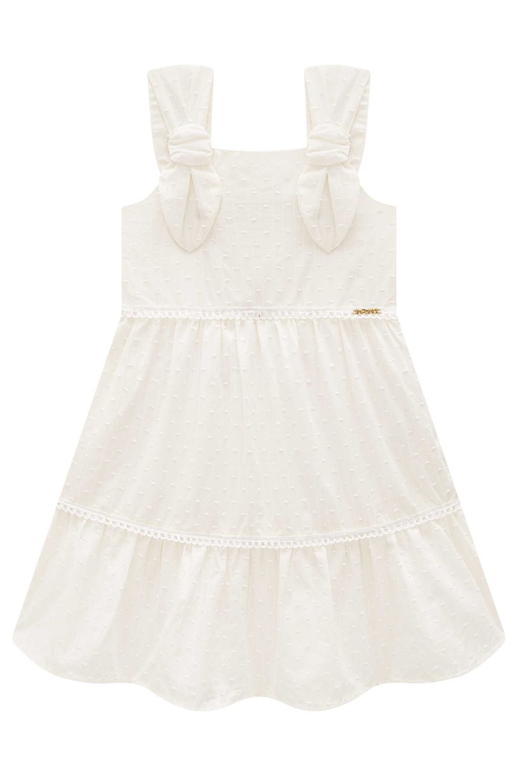 Vestido em tricoline maquinetado 96671 Infanti Infantil Menina Vestido em tricoline maquinetado 96671 Infanti Infantil Menina