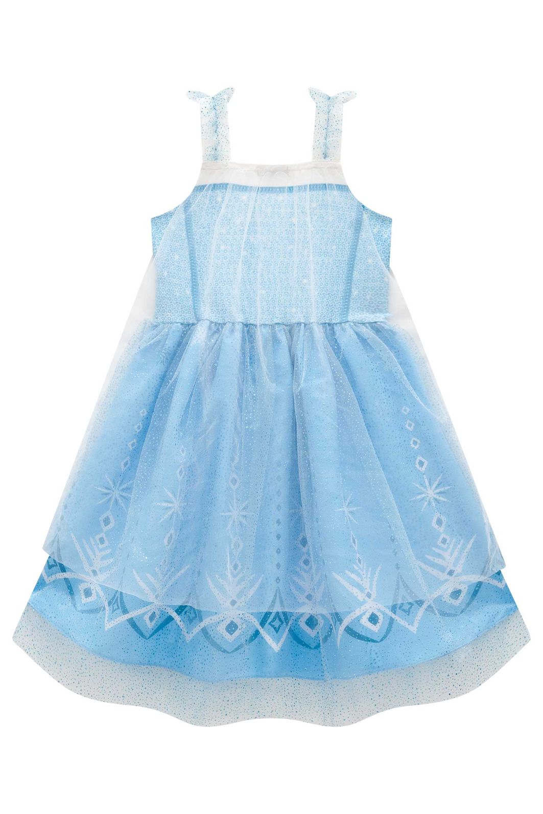 Fantasia de princesa do gelo em fly tech e organza brilho. Acompanha varinha 97390 Infanti Infantil Menina Fantasia de princesa do gelo em fly tech e organza brilho. Acompanha varinha 97390 Infanti Infantil Menina