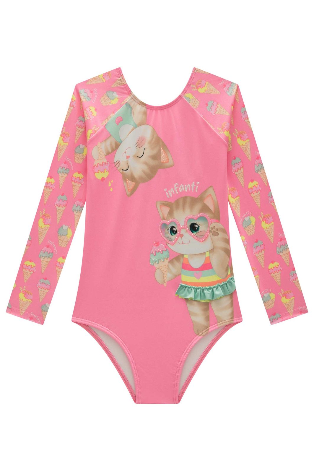Maiô em malha UV dry com proteção UV 50+ 99178 Infanti Infantil Menina Maiô em malha UV dry com proteção UV 50+ 99178 Infanti Infantil Menina