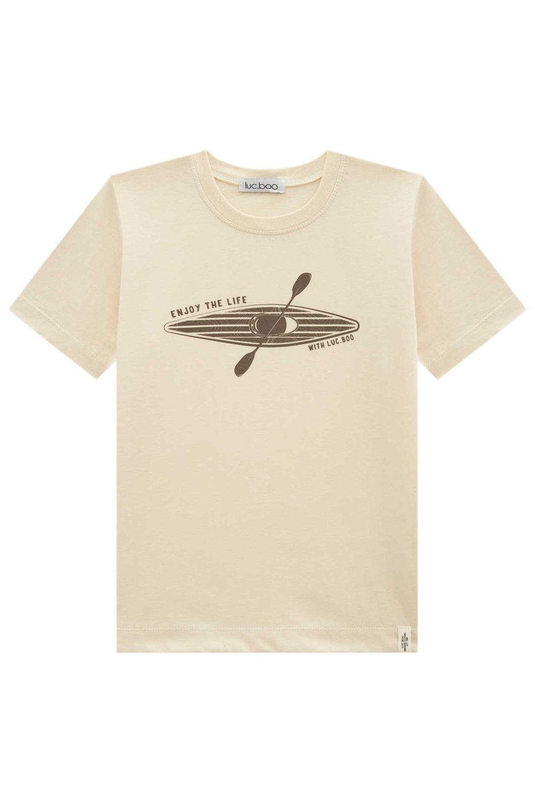 Camiseta em meia malha 95647 LucBoo Infantil Menino Camiseta em meia malha 95647 LucBoo Infantil Menino