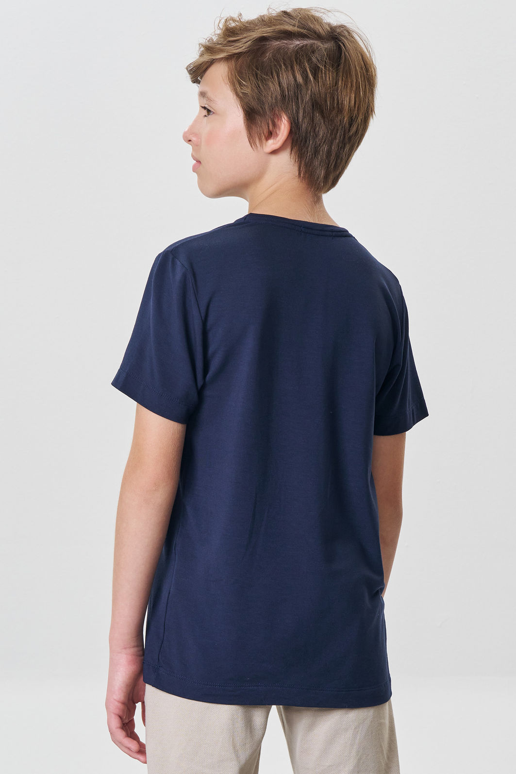 Camiseta em modal com elastano 89104 Johnny Fox Teen Menino Camiseta em modal com elastano 89104 Johnny Fox Teen Menino