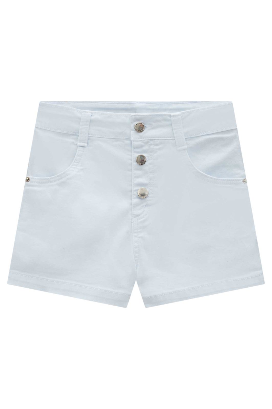 Shorts em sarja com elastano 95000 Vic Teen Menina