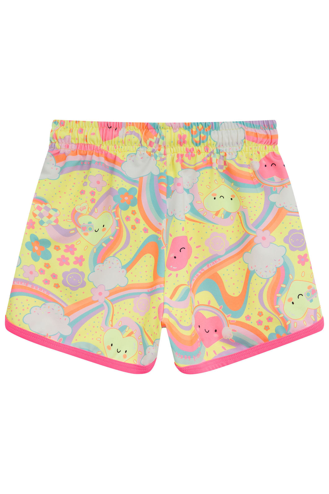 Shorts saída de praia em malha com proteção UV50+ 95548 Kukiê Infantil Menina Shorts saída de praia em malha com proteção UV50+ 95548 Kukiê Infantil Menina