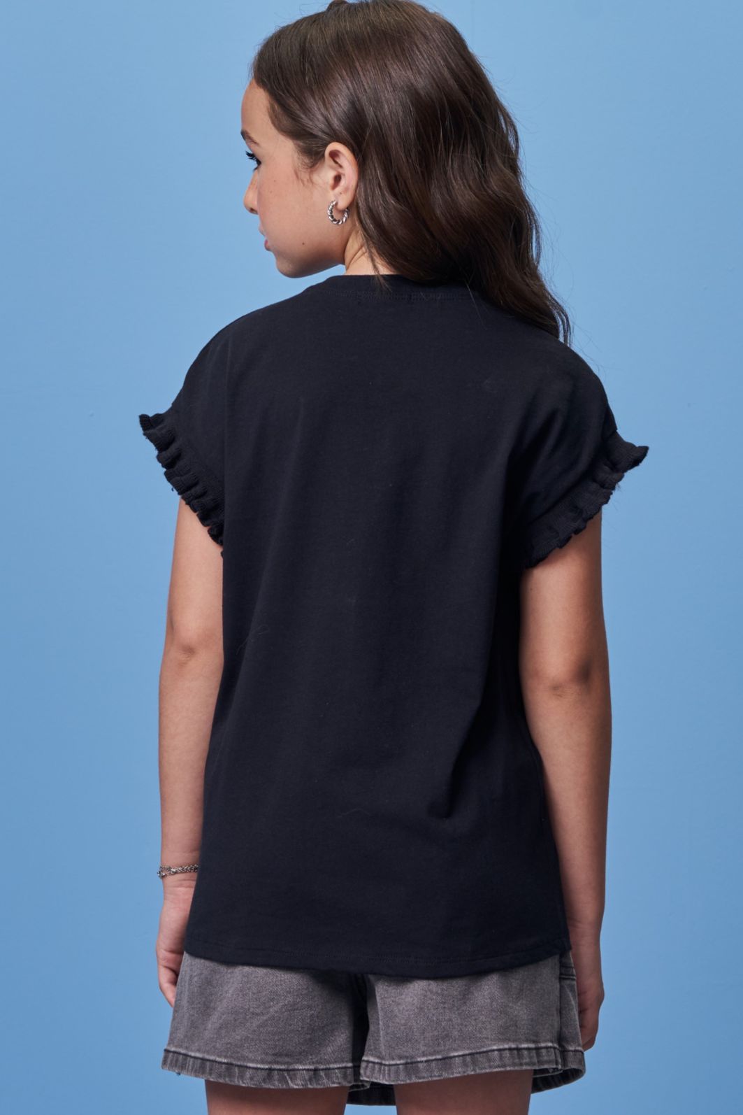 Blusa em meia malha 97928 Vic Teen Menina Blusa em meia malha 97928 Vic Teen Menina