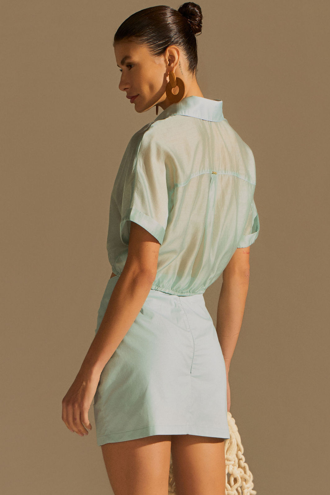 Camisa em blend de liocel 96944 Linzzi Camisa em blend de liocel 96944 Linzzi