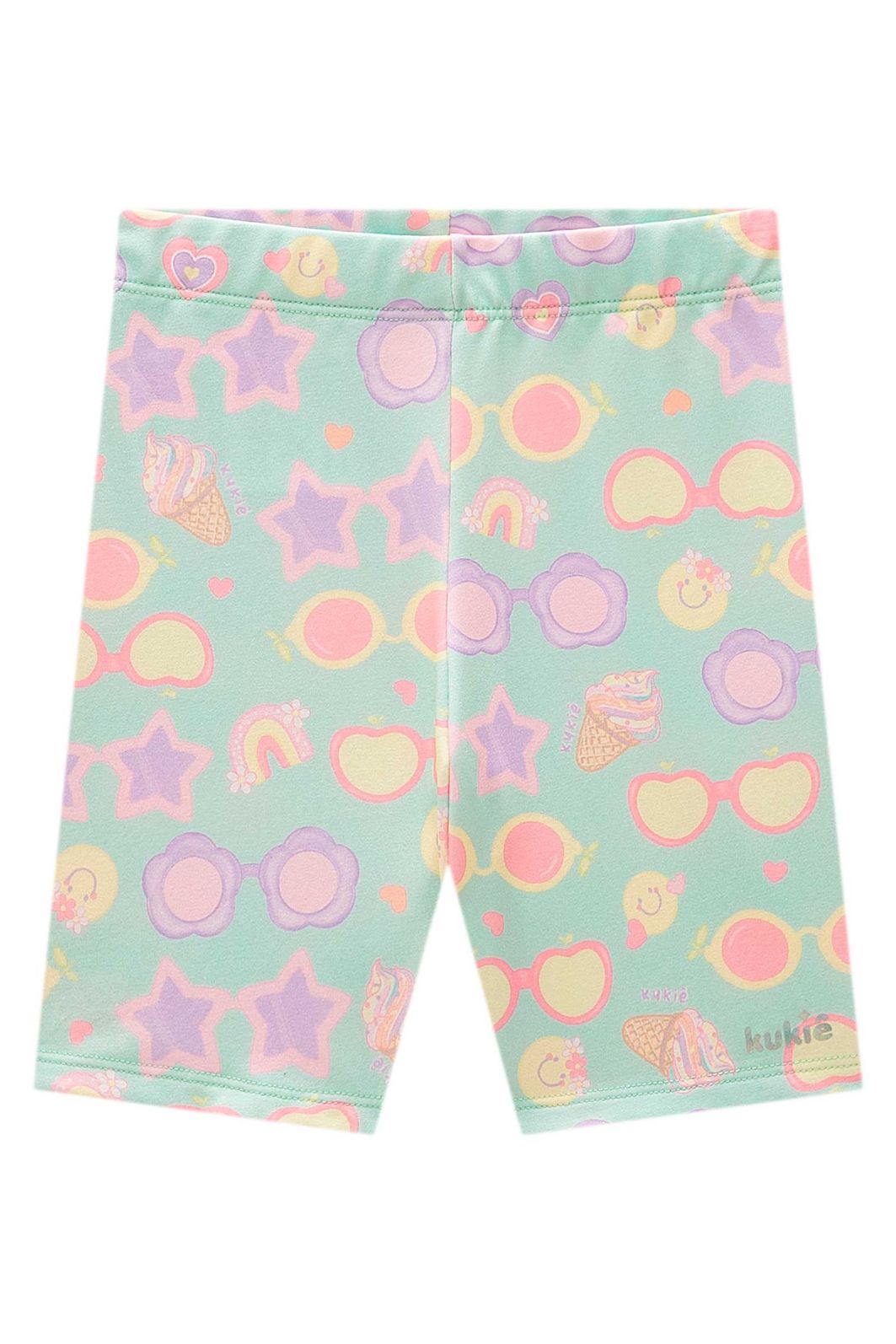 Bermuda biker em molecotton 98733 Kukiê Infantil Menina Bermuda biker em molecotton 98733 Kukiê Infantil Menina