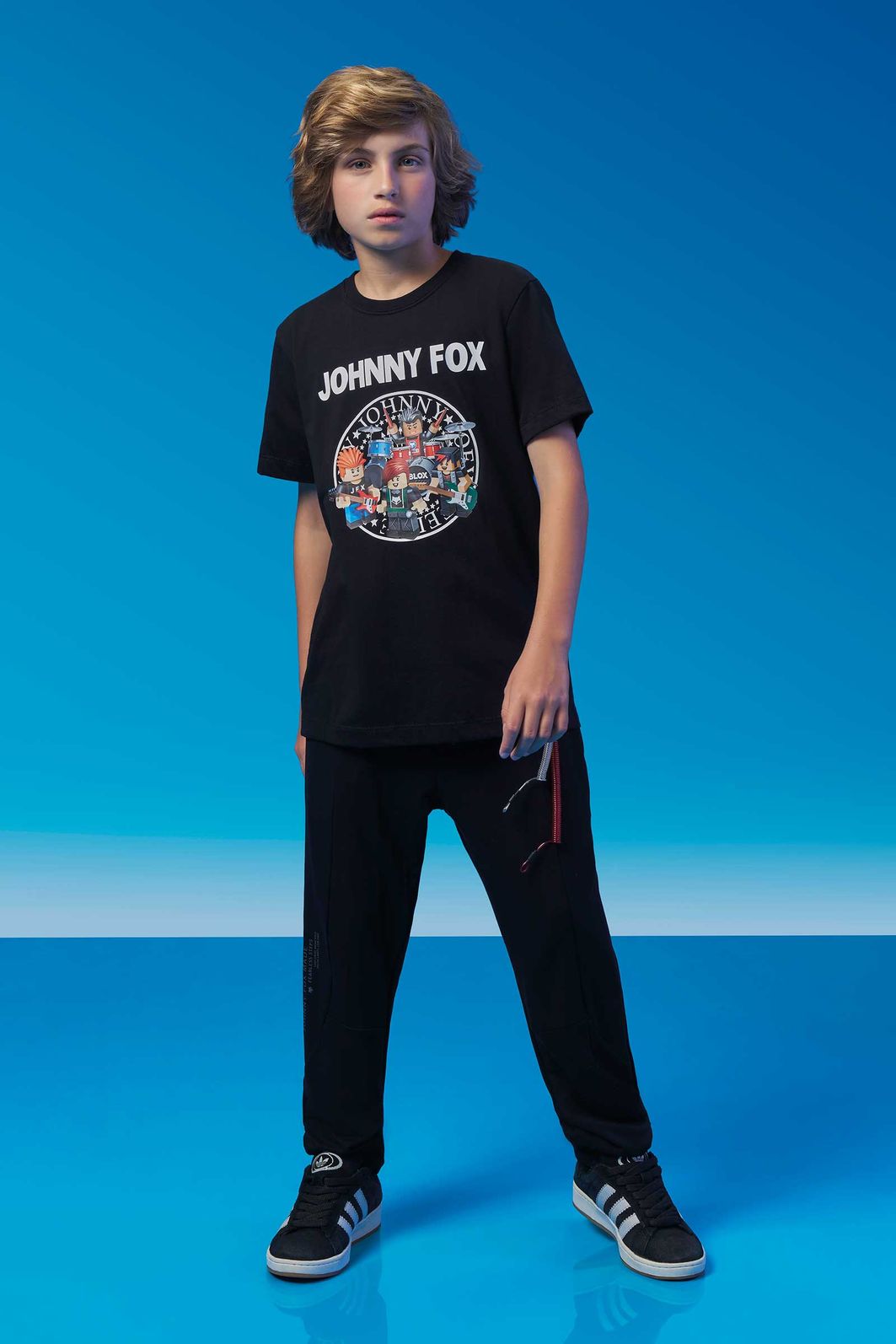 Camiseta em meia malha 94304 Johnny Fox Teen Menino Camiseta em meia malha 94304 Johnny Fox Teen Menino
