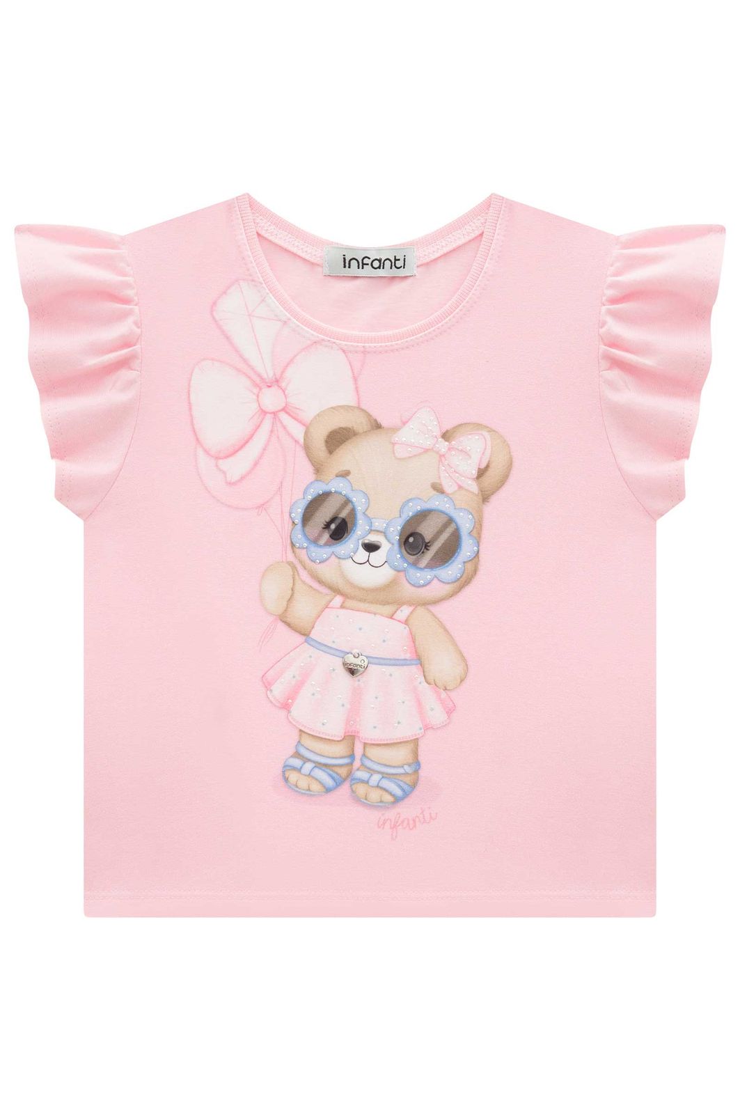 Blusa em meia malha 94927 Infanti Infantil Menina Blusa em meia malha 94927 Infanti Infantil Menina