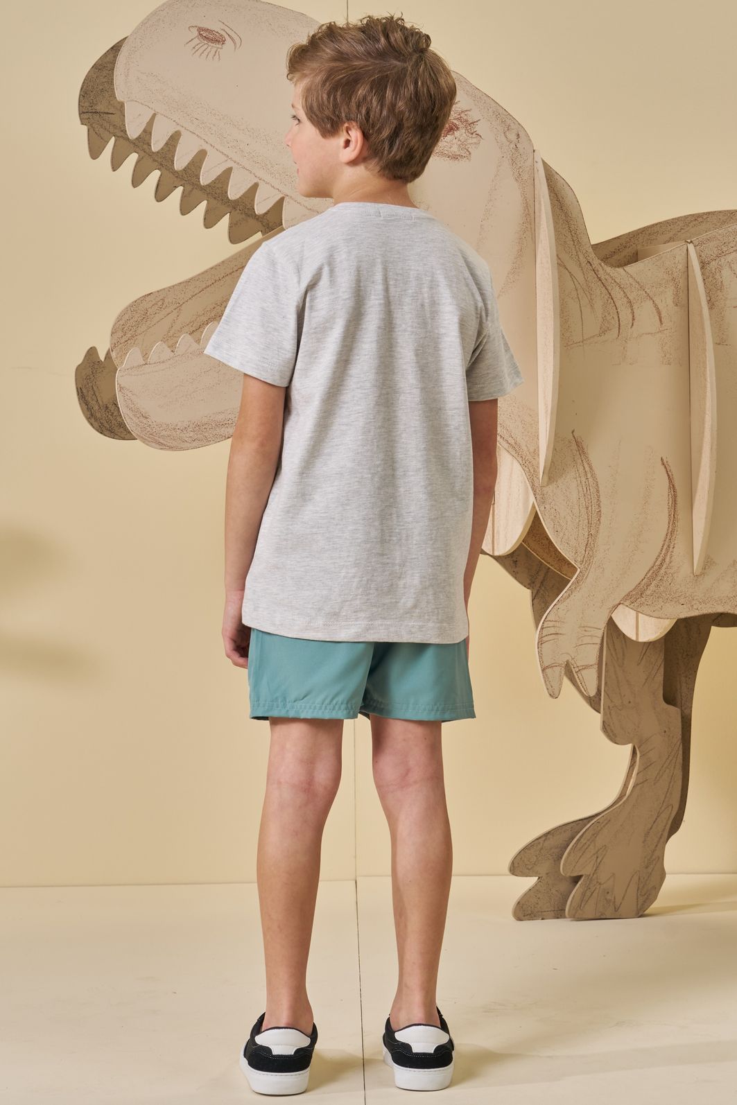 Camiseta em meia malha 94780 LucBoo Infantil Menino Camiseta em meia malha 94780 LucBoo Infantil Menino