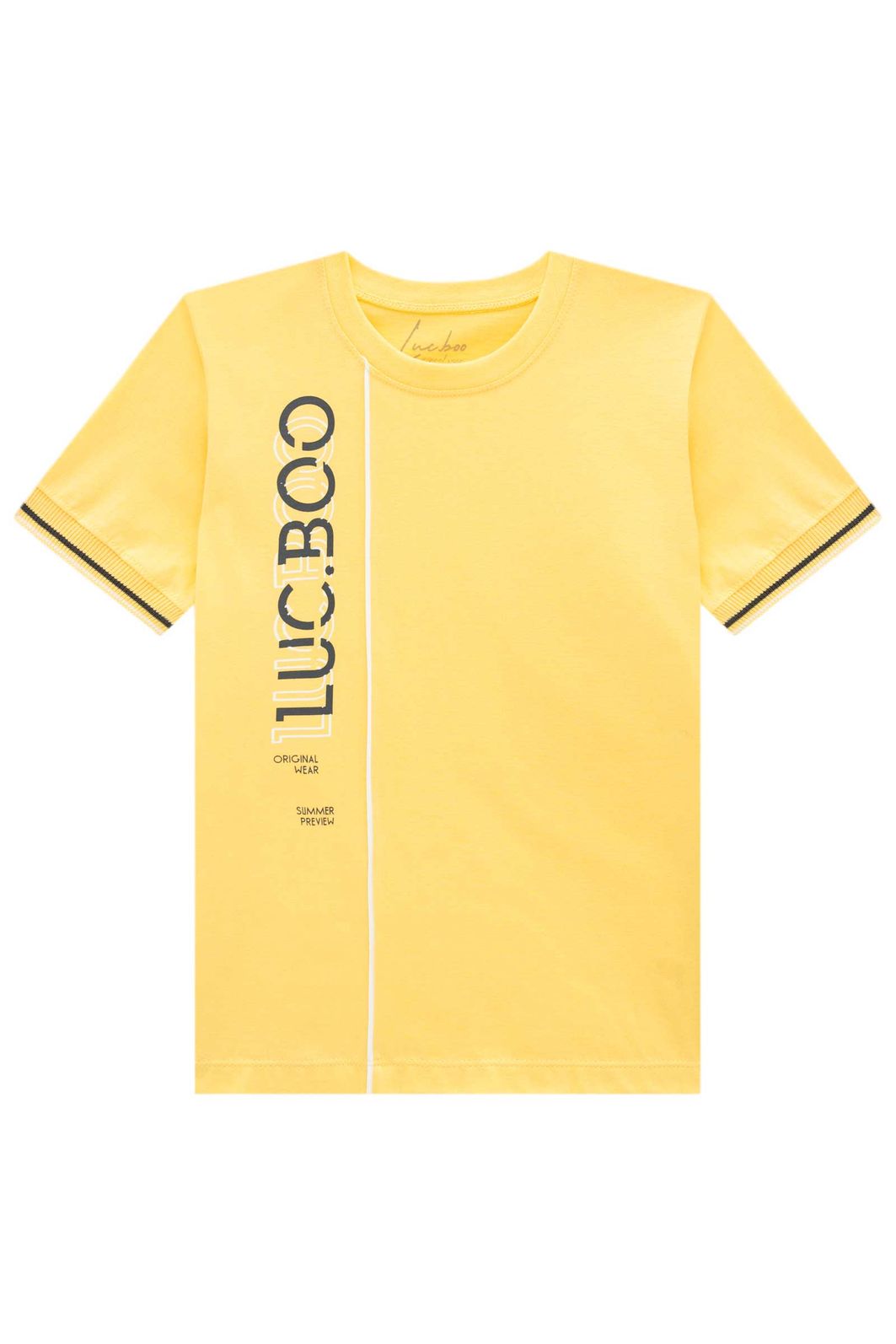 Camiseta em meia malha 96292 LucBoo Infantil Menino Camiseta em meia malha 96292 LucBoo Infantil Menino