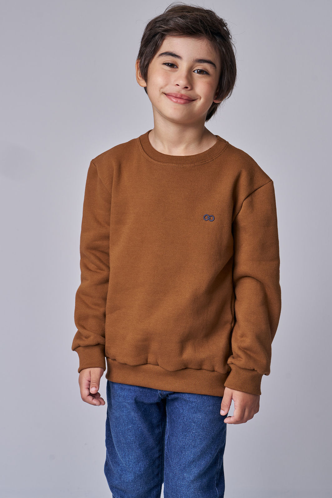 Blusão em moletom com pelúcia 89462 LucBoo Infantil Menino Blusão em moletom com pelúcia 89462 LucBoo Infantil Menino