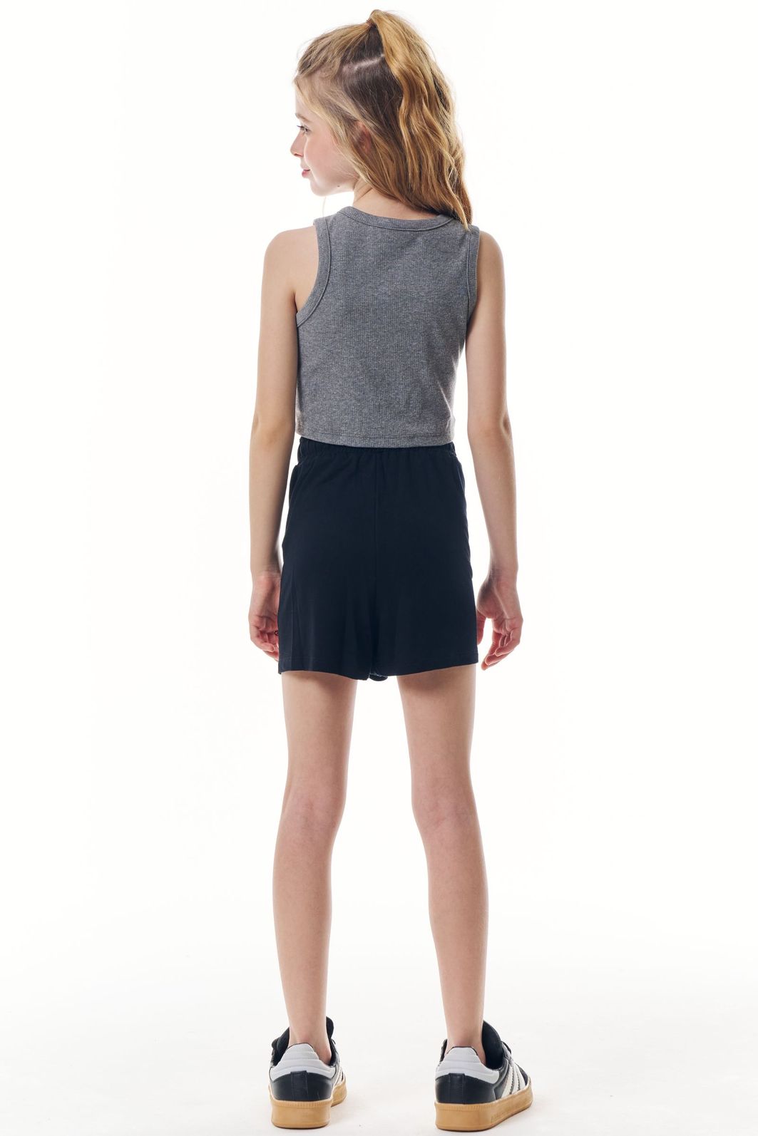 Conjunto de regata em canelado liz e short saia em molevisco 95961 Vic Teen Menina Conjunto de regata em canelado liz e short saia em molevisco 95961 Vic Teen Menina