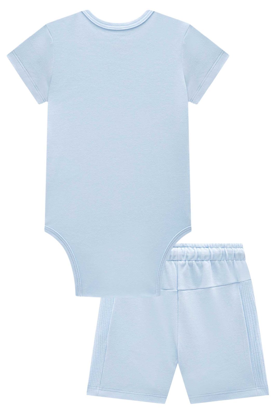 Conjunto de body e bermuda em suedine 95140 Johnny Fox Bebê Menino Conjunto de body e bermuda em suedine 95140 Johnny Fox Bebê Menino