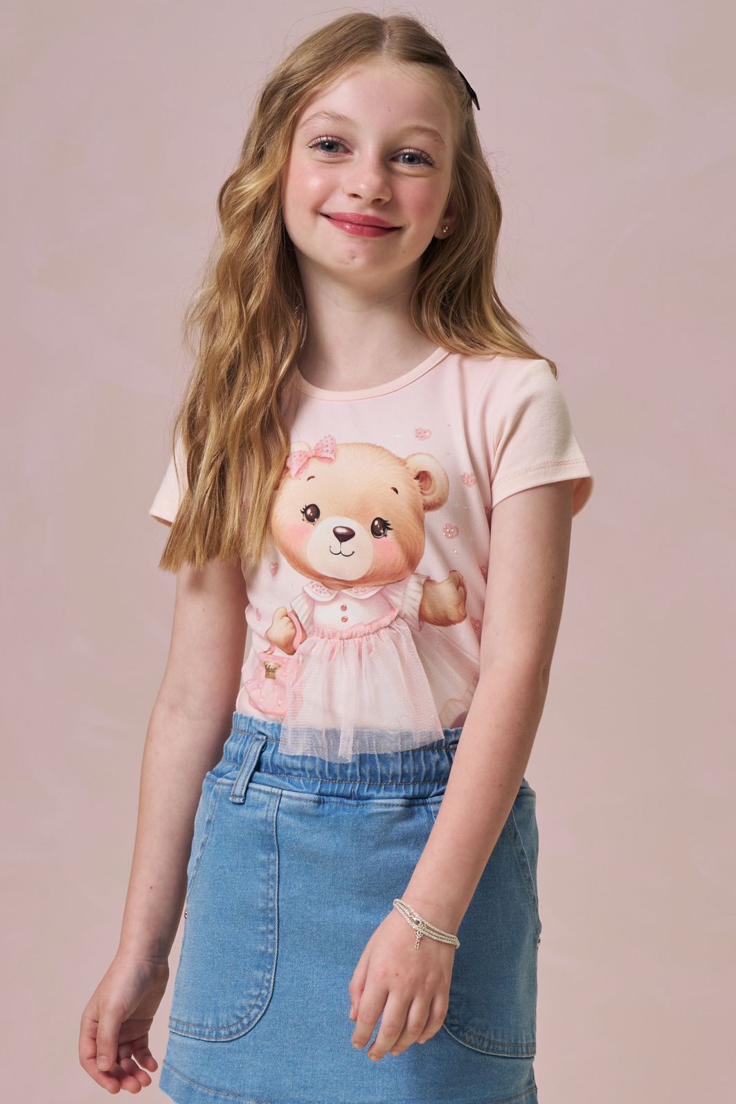 Blusa em cotton 95689 Infanti Infantil Menina Blusa em cotton 95689 Infanti Infantil Menina