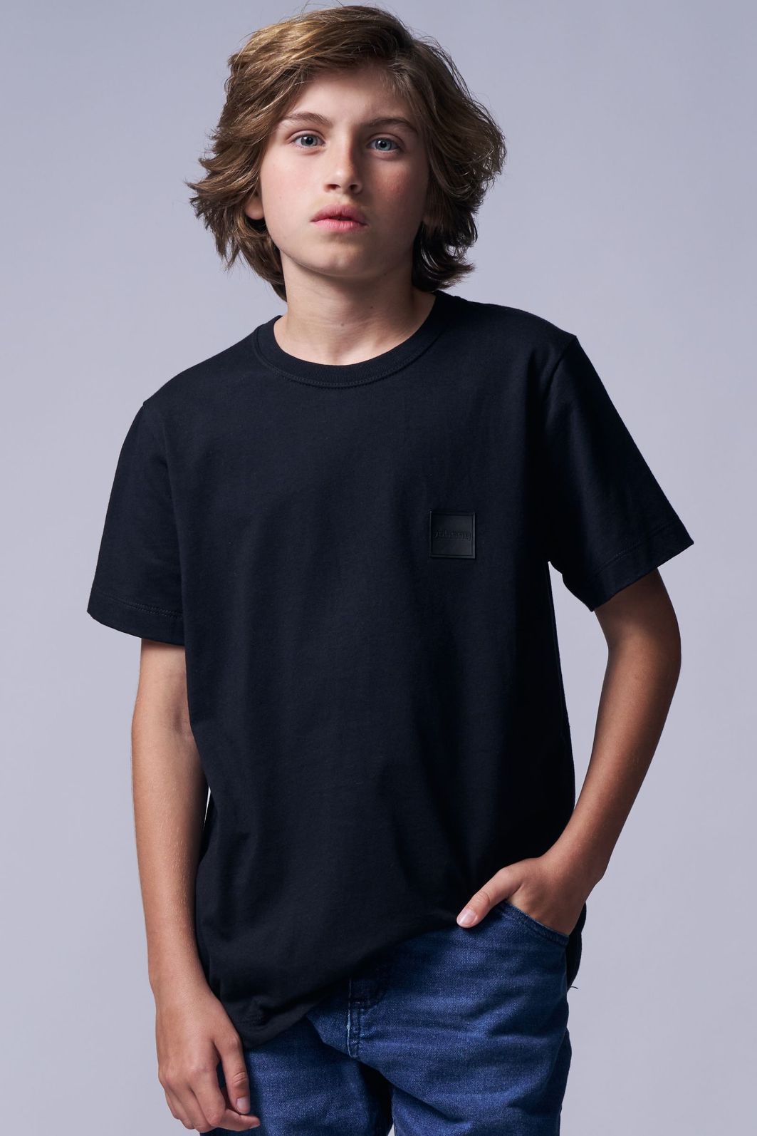 Camiseta em meia malha 96012 Johnny Fox Teen Menino Camiseta em meia malha 96012 Johnny Fox Teen Menino