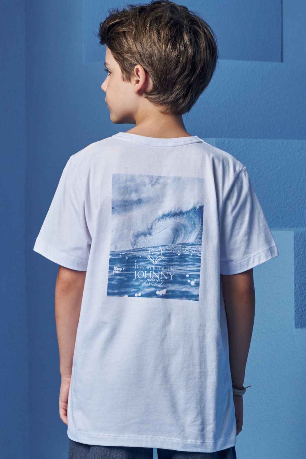 Camiseta em meia malha 98665 Johnny Fox Teen Menino Camiseta em meia malha 98665 Johnny Fox Teen Menino