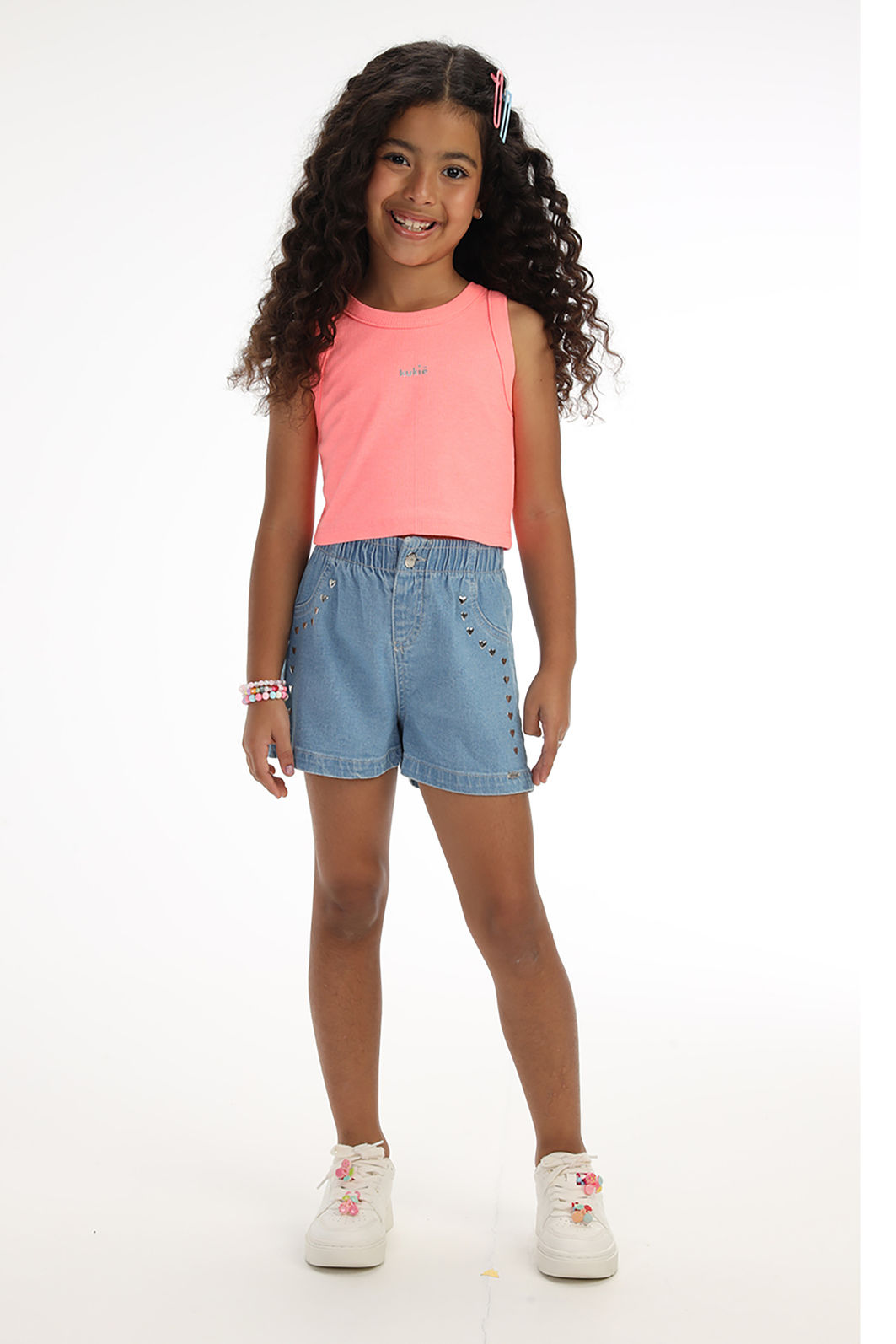 Blusa regata em canelado Liz 94342 Kukiê Infantil Menina Blusa regata em canelado Liz 94342 Kukiê Infantil Menina