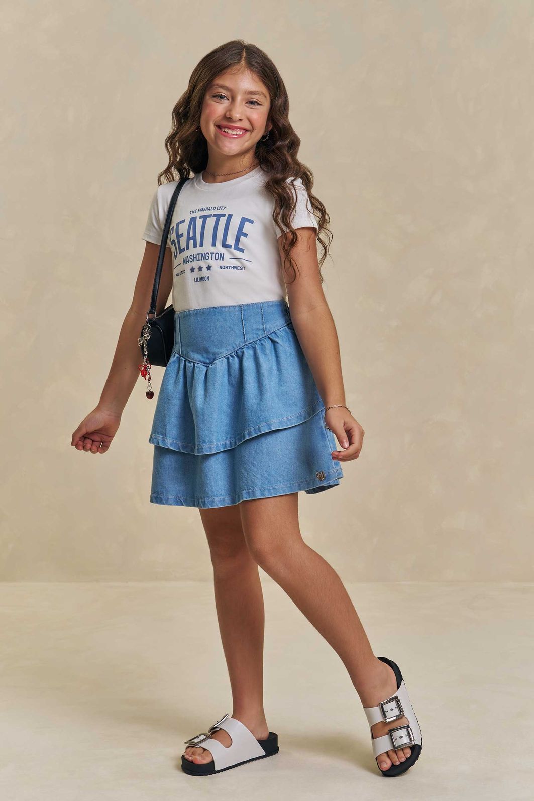 Blusa em cotton 94889 Lilimoon Teen Menina Blusa em cotton 94889 Lilimoon Teen Menina