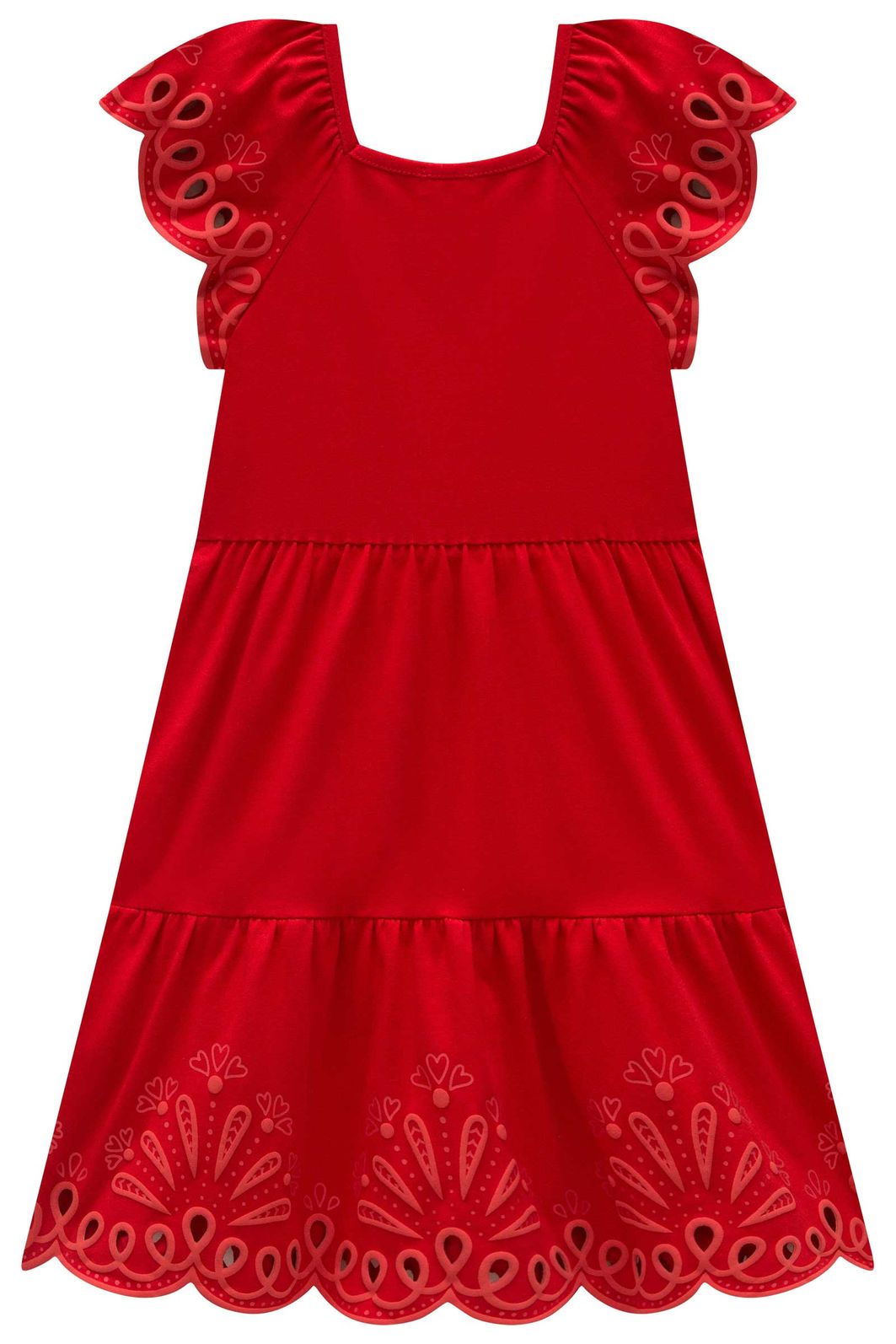 Vestido em cotton 21714 Infanti Infantil Menina Vestido em cotton 21714 Infanti Infantil Menina