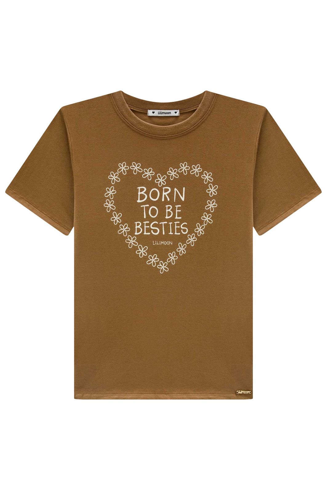 Camiseta comfy em meia malha 97927 Lilimoon Teen Menina Camiseta comfy em meia malha 97927 Lilimoon Teen Menina
