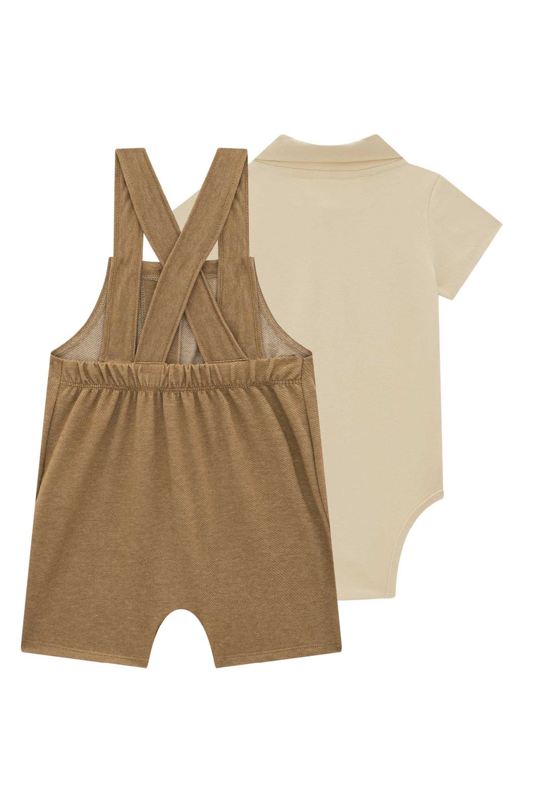 Conjunto de body polo em piquet com elastano e jardineira em cotton jeans com elastano 96232 LucBoo Bebê Menino Conjunto de body polo em piquet com elastano e jardineira em cotton jeans com elastano 96232 LucBoo Bebê Menino