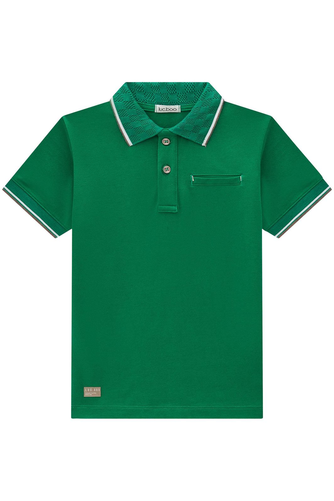 Camisa polo em piquet com elastano 98419 LucBoo Infantil Menino Camisa polo em piquet com elastano 98419 LucBoo Infantil Menino