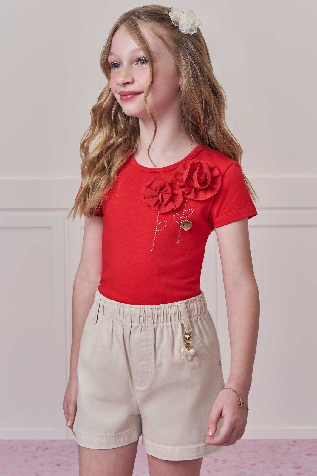 Blusa em cotton 98761 Infanti Infantil Menina Blusa em cotton 98761 Infanti Infantil Menina