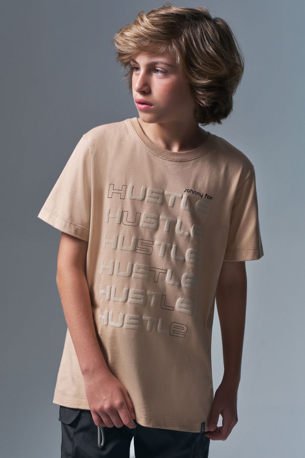 Camiseta em meia malha 96637 Johnny Fox Teen Menino Camiseta em meia malha 96637 Johnny Fox Teen Menino