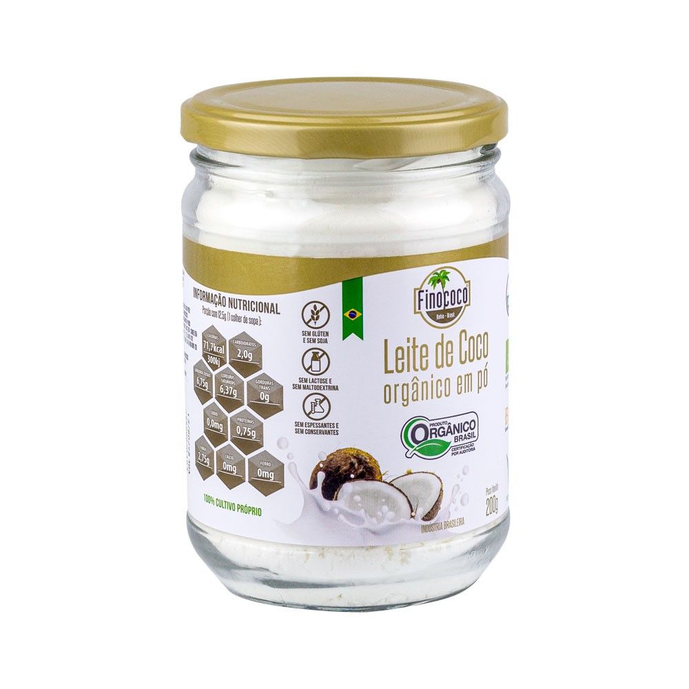 LEITE DE COCO ORGÂNICO EM PÓ - 200g