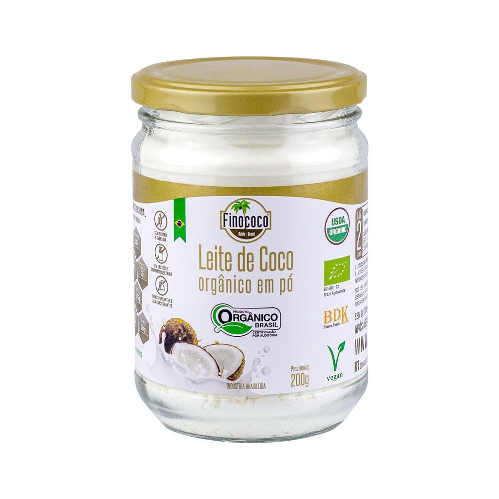 LEITE DE COCO ORGÂNICO EM PÓ - 200g