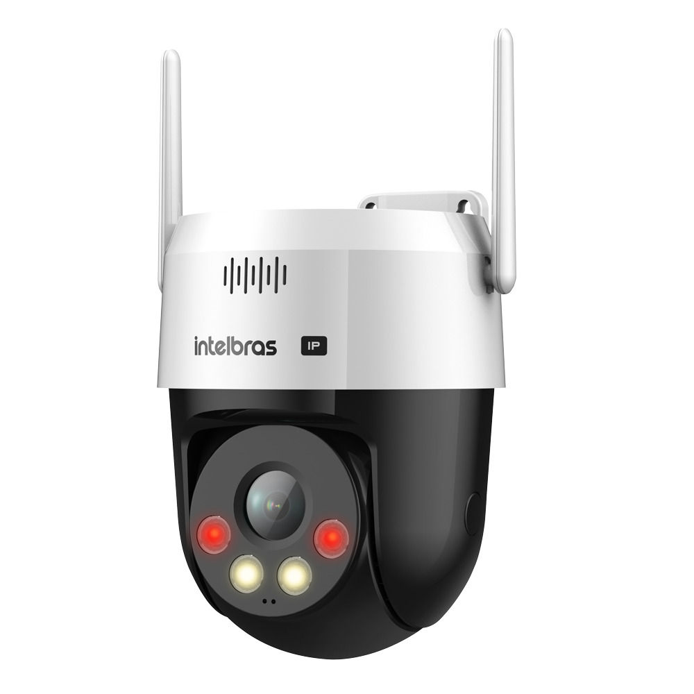 Beghelli Dom-e Mini Plus – Videocamera Smart Wi-Fi Full HD 3MP Con Visione Notturna, Audio Bidirezionale, Rilevamento Di Movimento E Suono, Sirena Integrata, Compatibile Con Alexa E Google (bianca)