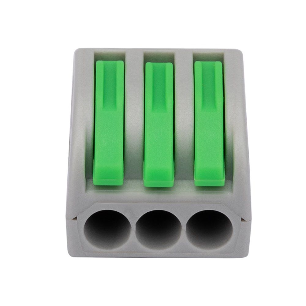 Conector para fios 4 mm² - Conex 1000 Clip 3 vias Conector para fios 4 mm² - Conex 1000 Clip 3 vias