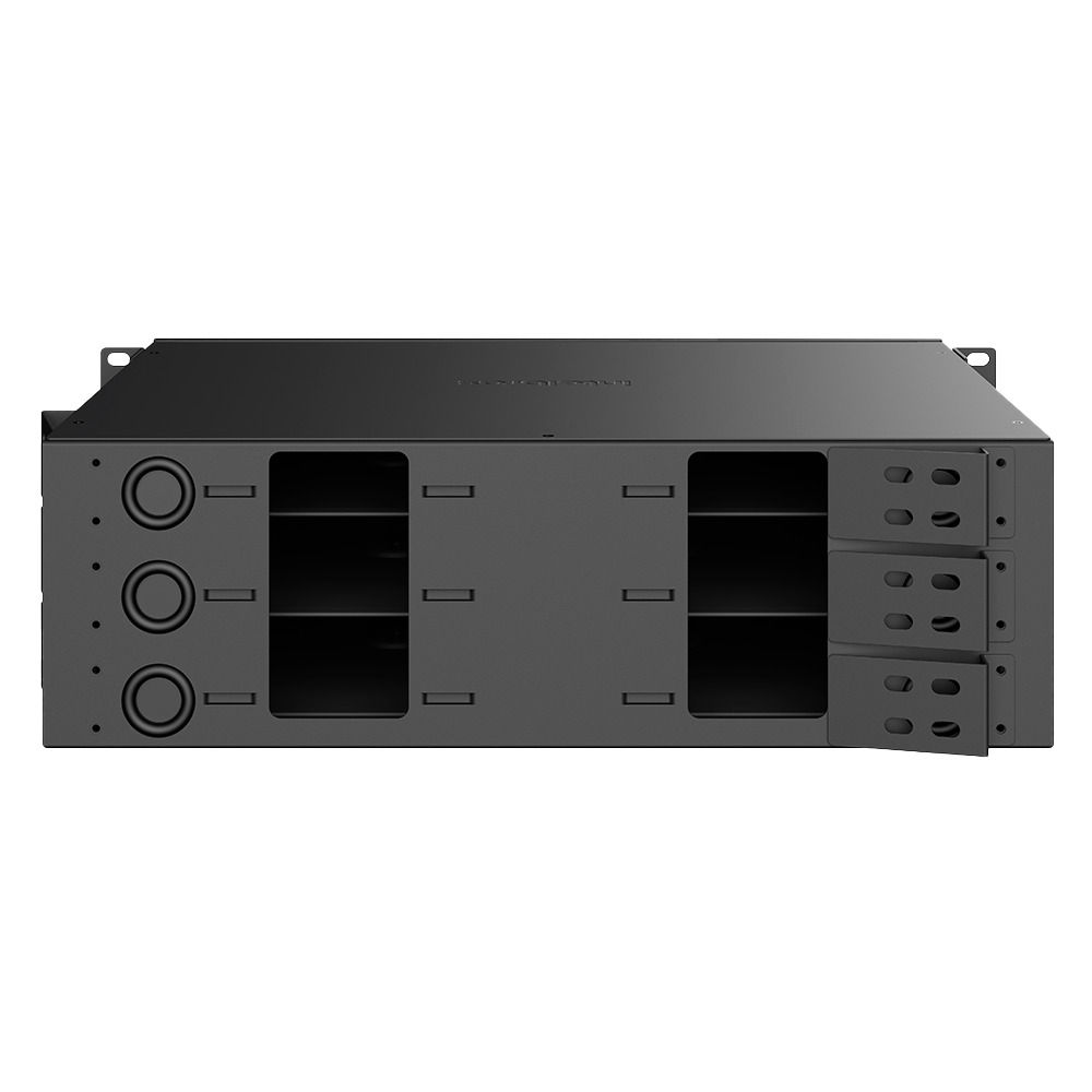 Distribuidor Interno Óptico com bandeja deslizante - DIO 72FO D 3U Distribuidor Interno Óptico com bandeja deslizante - DIO 72FO D 3U