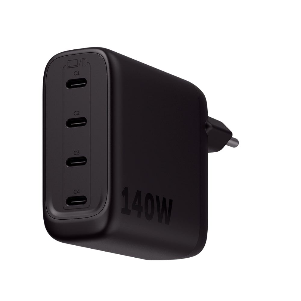 Carregador com 4 portas USB-C - EC 40 POWER 140W GaN