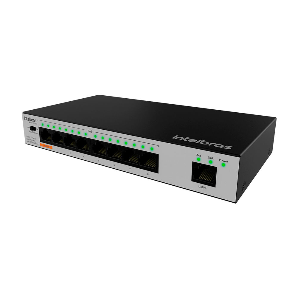 Switch 9 portas Fast Ethernet - SF 900 Hi-PoE SKD
