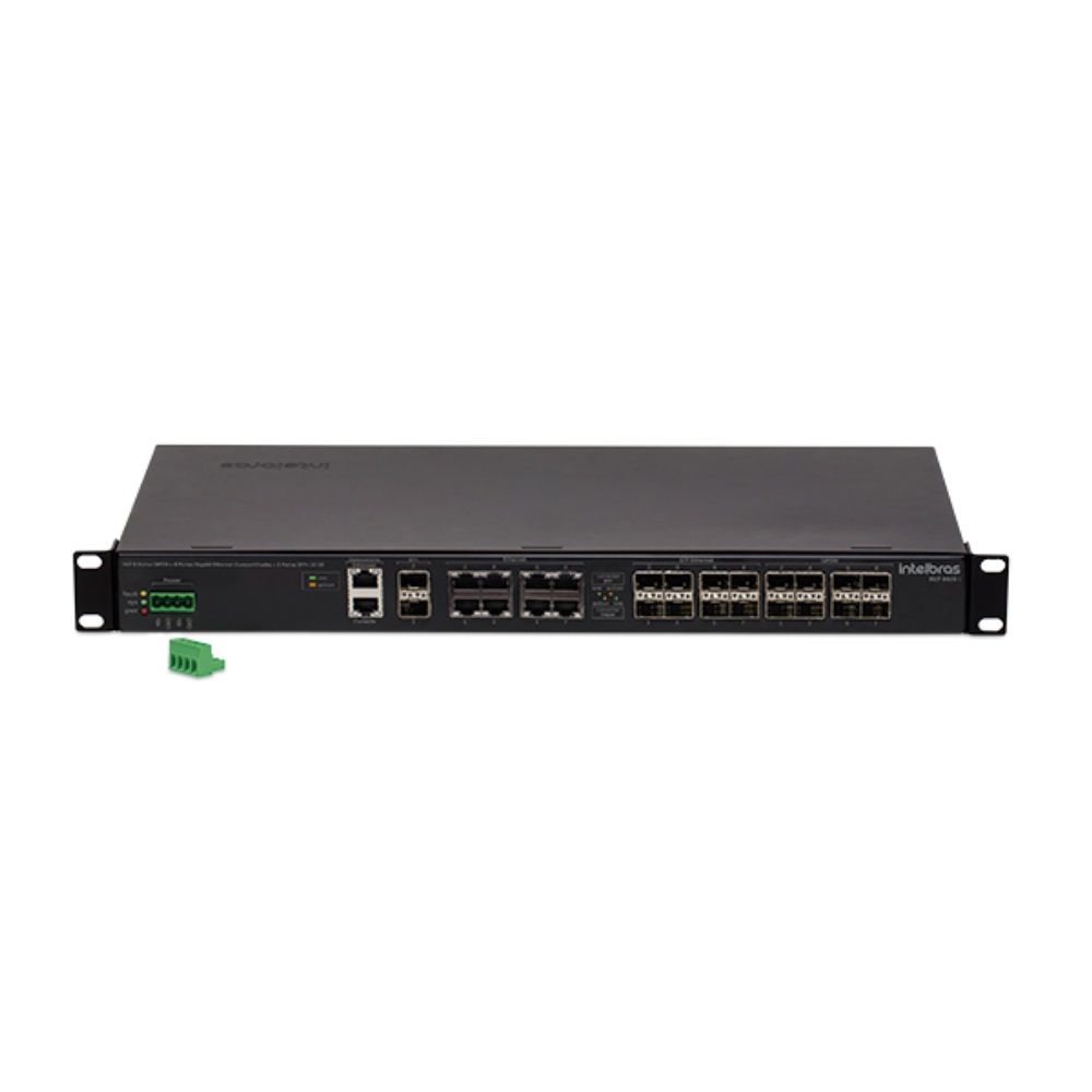 OLT 8 portas GPON com 8 portas Gigabit e 2 SFP+ 10 GE - OLT 8820 I