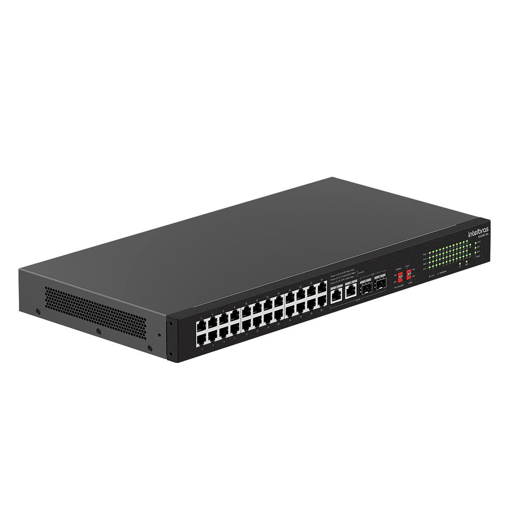 Switch Não Gerenciável Fast Ethernet PoE 26 portas - S1126F-PA