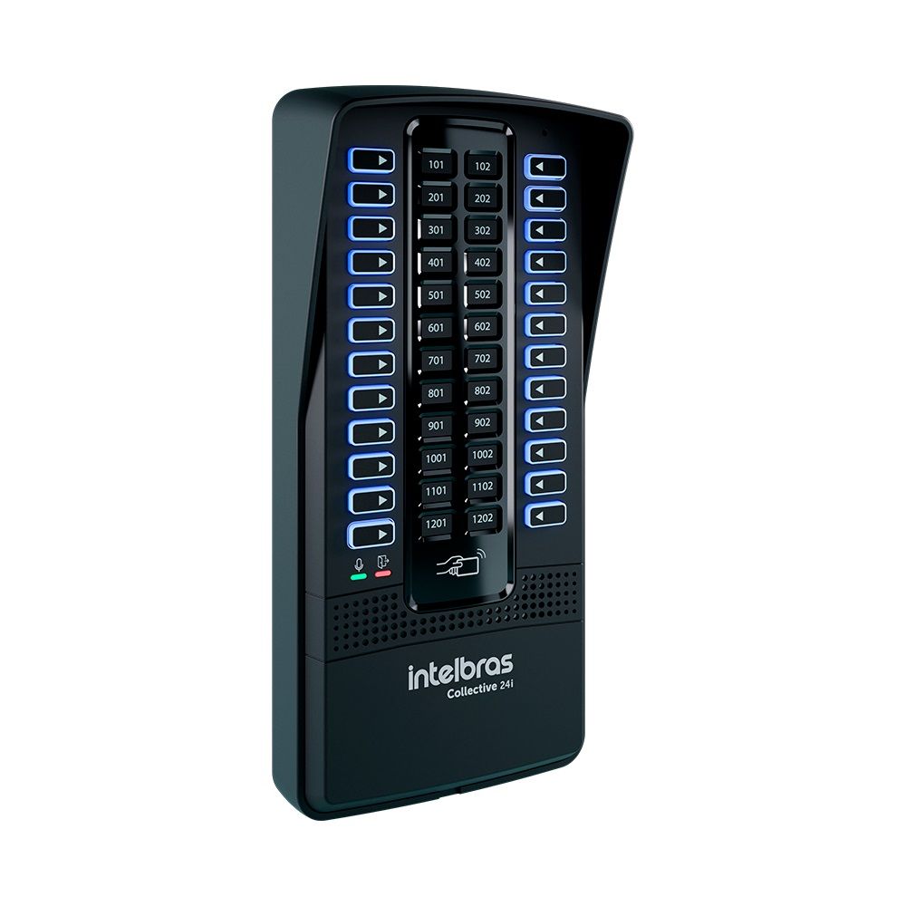 Central + Porteiro Coletivo Interligável - Collective 24i