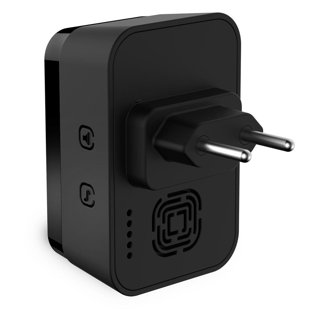 Campainha sem fio com Bateria - CIB 101 Preta Campainha sem fio com Bateria - CIB 101 Preta