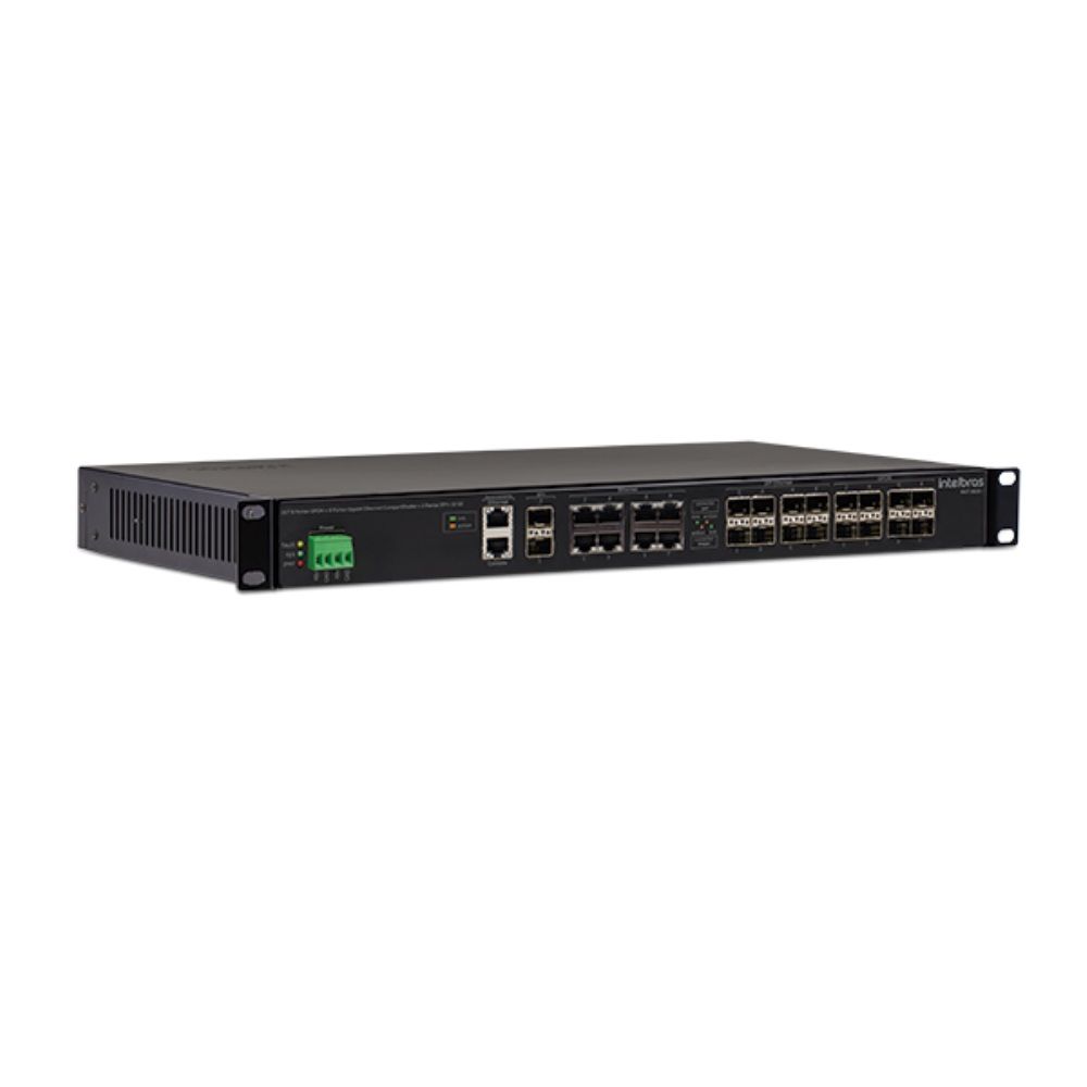OLT 8 portas GPON com 8 portas Gigabit e 2 SFP+ 10 GE - OLT 8820 I
