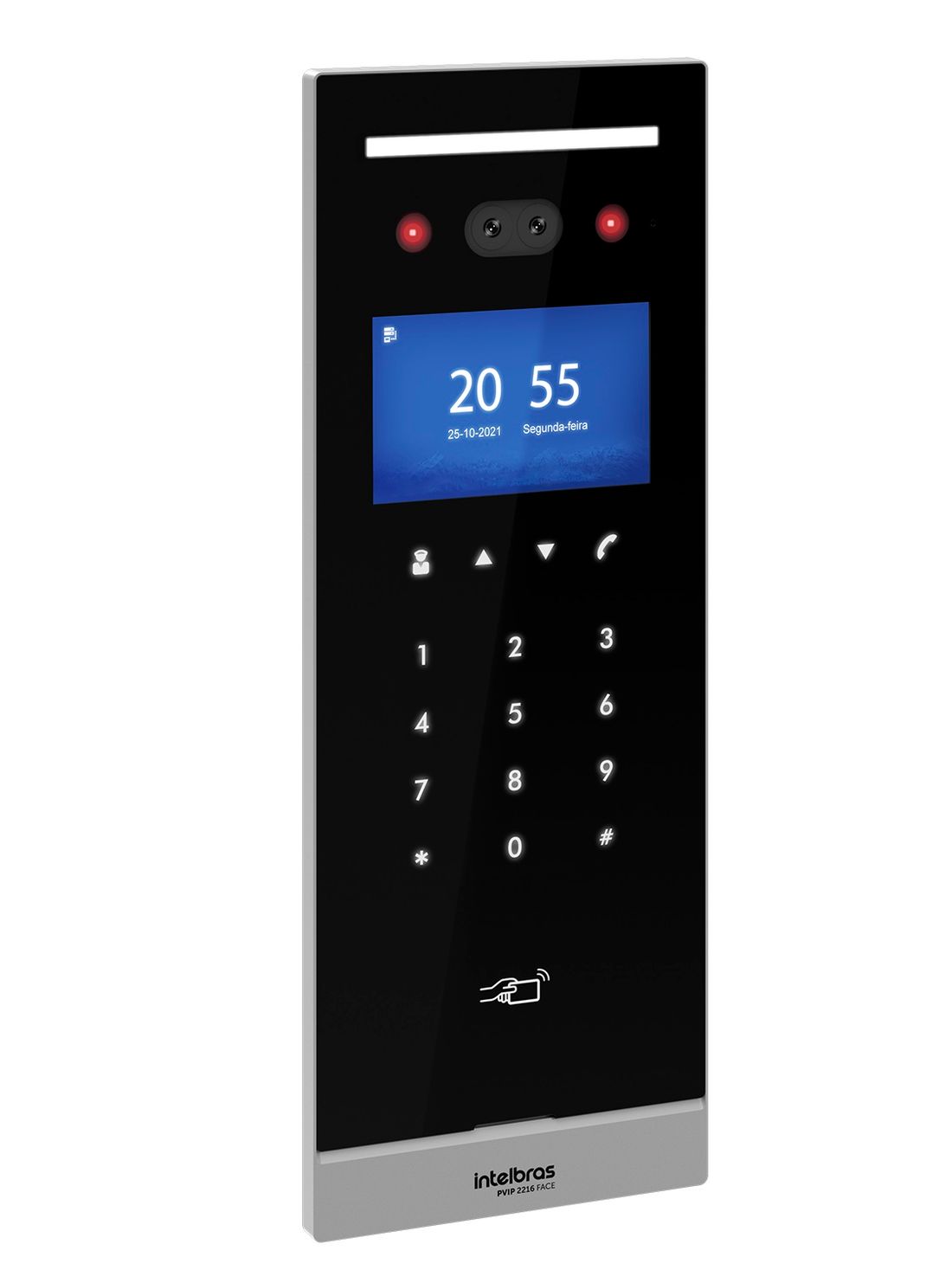 Videoporteiro IP com reconhecimento facial - PVIP 2216