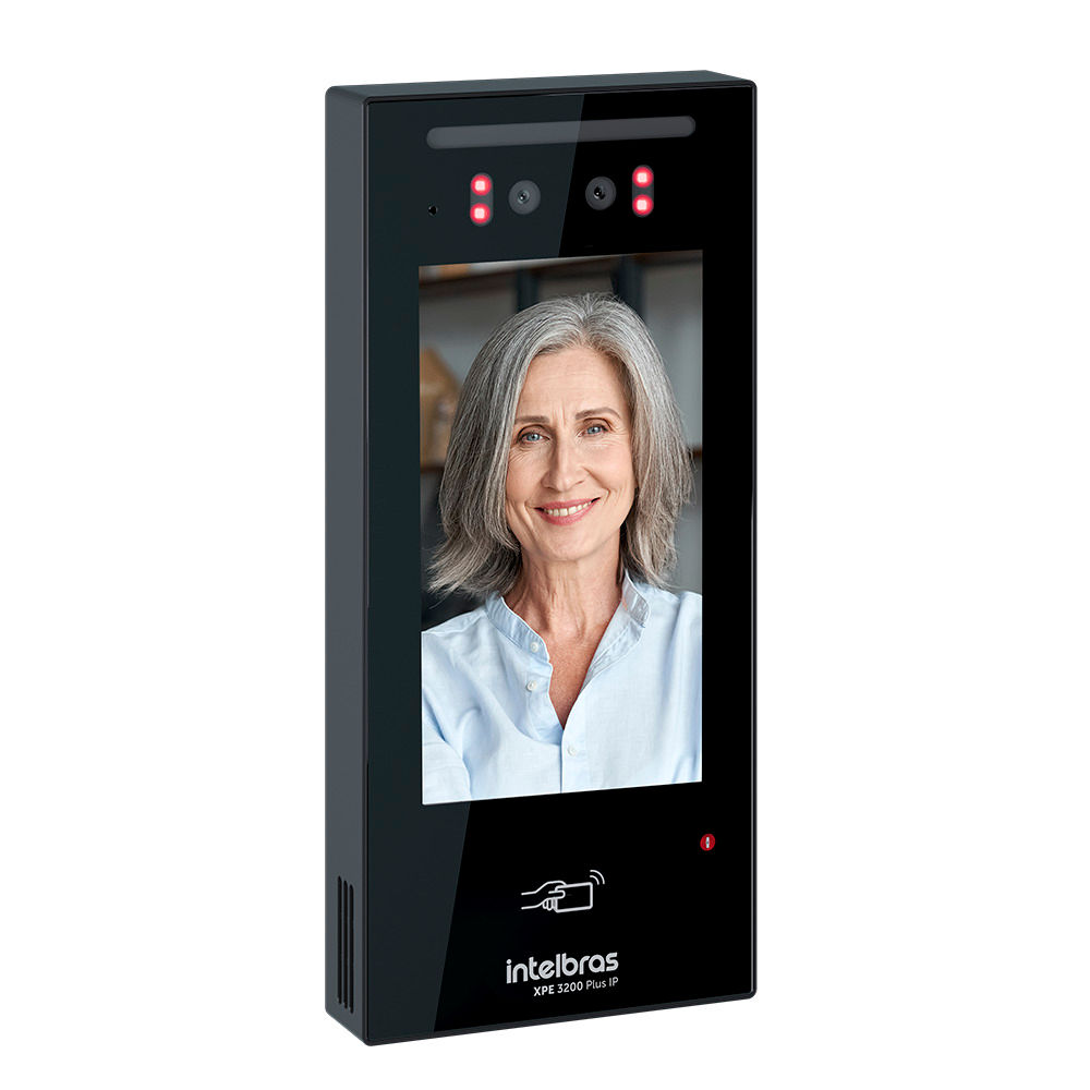 Videoporteiro com reconhecimento facial e QR Code - XPE 3200 PLUS IP