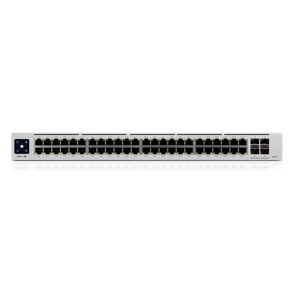Switch 48 portas com 40 portas PoE+ 8 portas PoE++ 4 portas SFP+ de 10 Giga USW-PRO-48-POE-BR