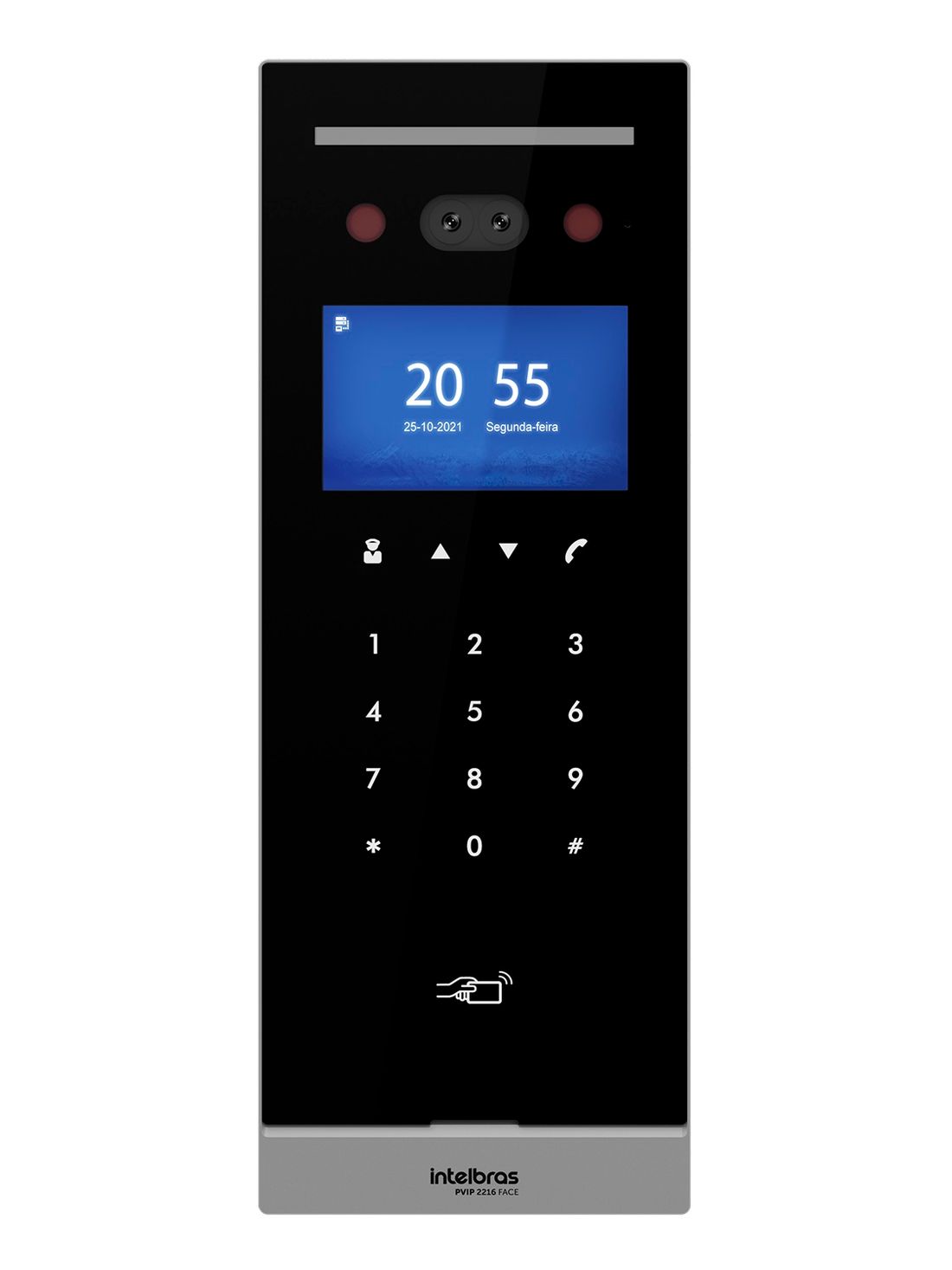 Videoporteiro IP com reconhecimento facial - PVIP 2216