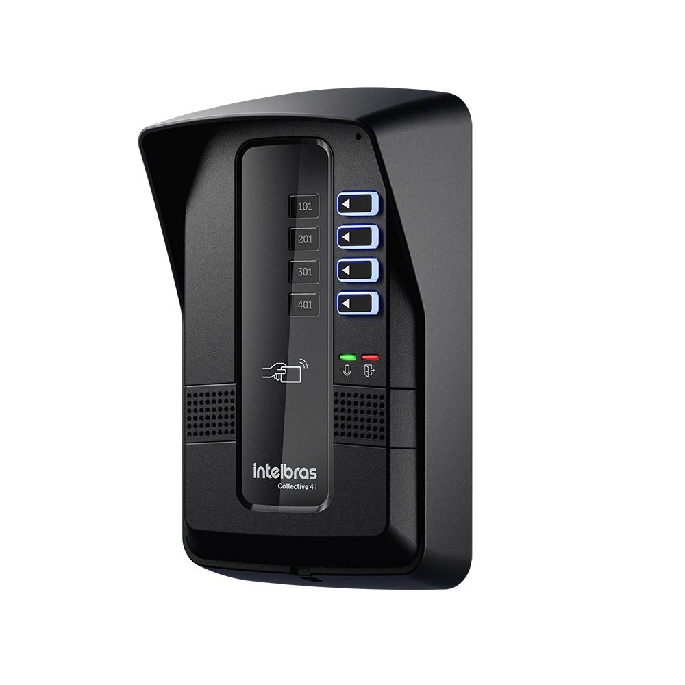 Central + Porteiro Coletivo Interligável - Collective 4i