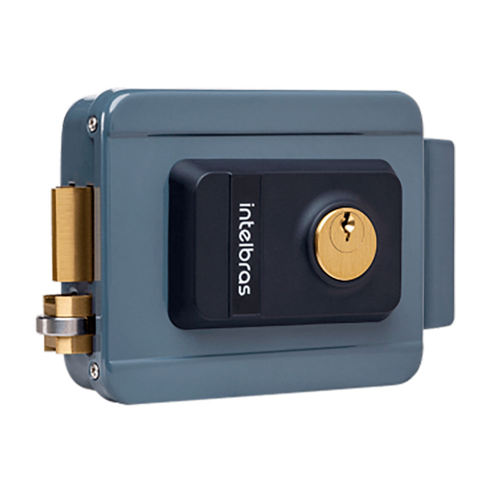 Fechadura elétrica de sobrepor universal - FX 2000 UN Cinza