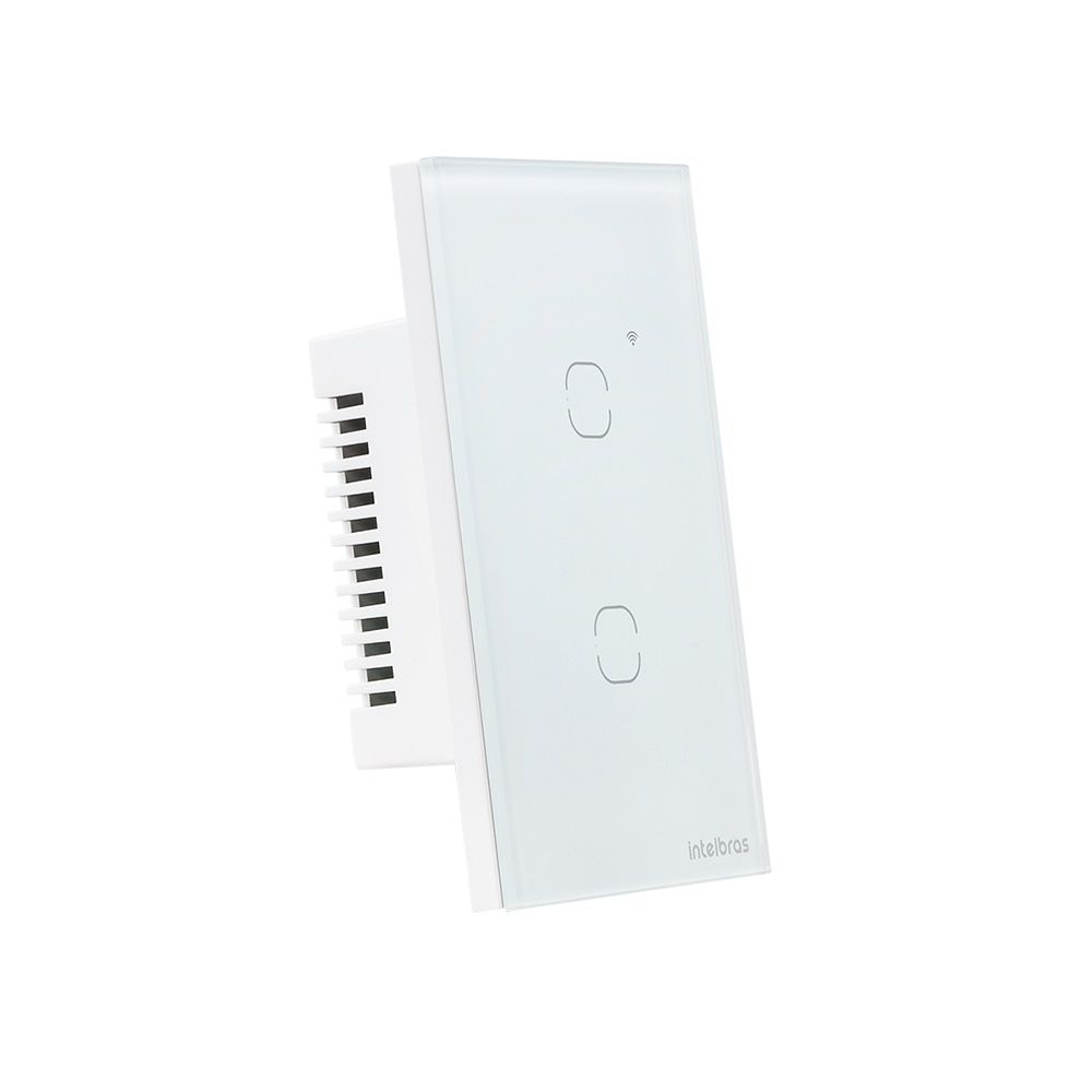 Interruptor touch inteligente WI-Fi - MIS 1002 Branco