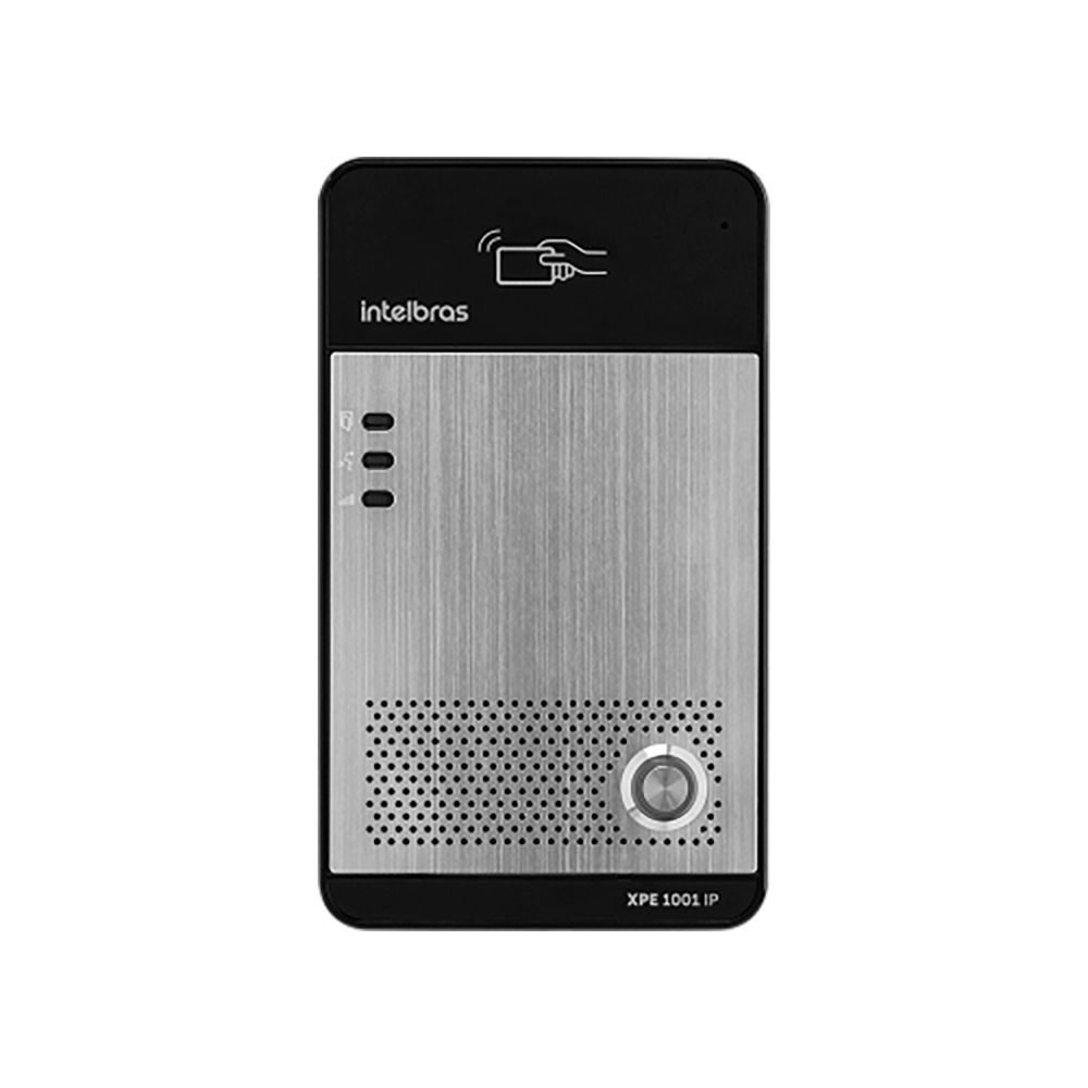 Porteiro eletrônico IP de tecla única - XPE 1001 IP Porteiro eletrônico IP de tecla única - XPE 1001 IP
