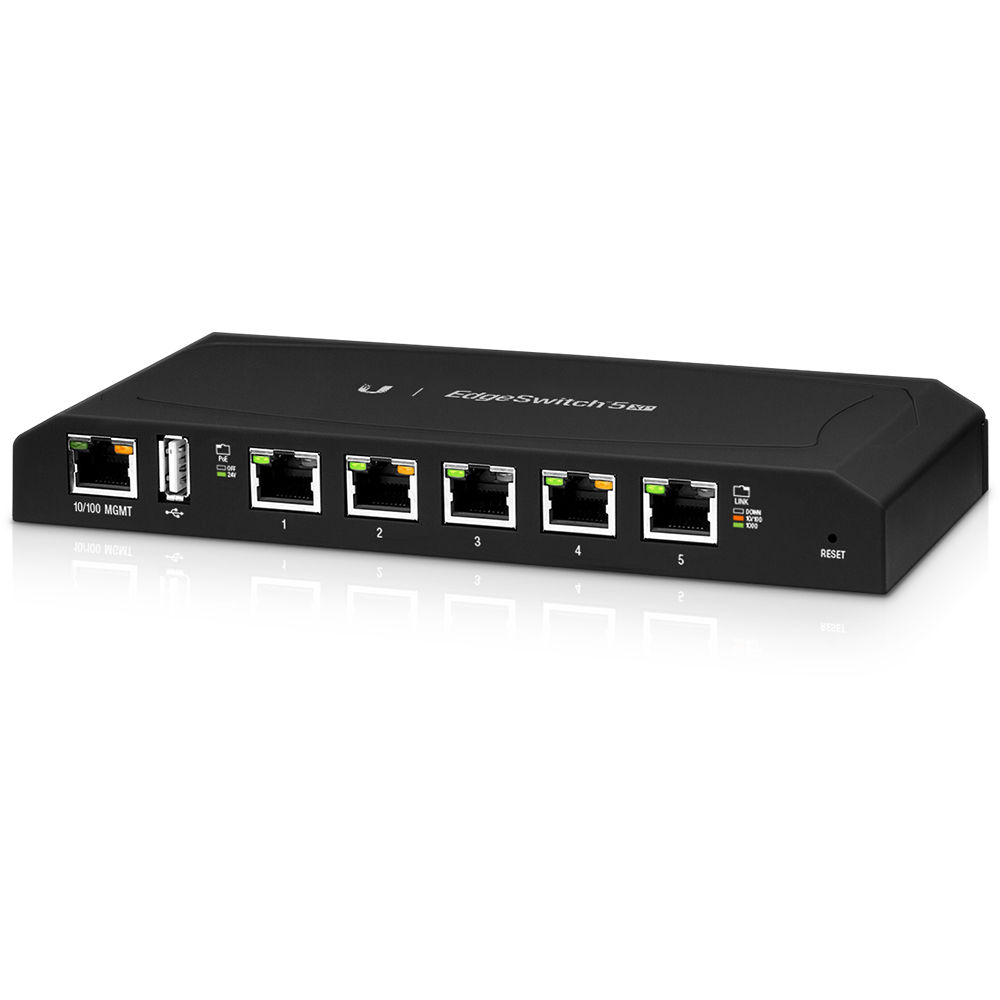 Edge Switch 5 Portas Gigabit (PoE Passivo 24V) ES-5XP-BR